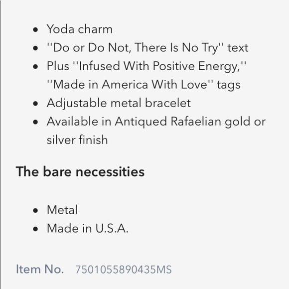 Star Wars Yoda Bangle by Alex and Ani - Picture 5 of 6